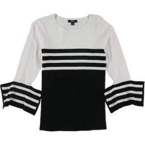 Alfani Petite Colorblocked Striped Sweater, Size PS